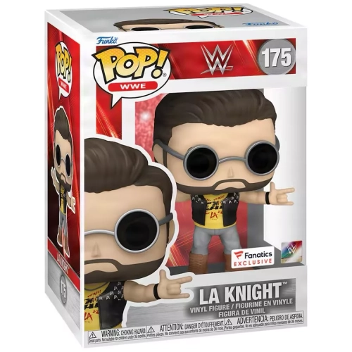 Funko Pop! LA Knight #175 WWE Wrestling Vinyl Figure Box