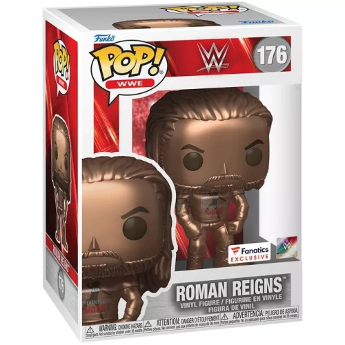 Funko Pop! Roman Reigns #176 Bronze WWE Wrestling Vinyl Figure Box