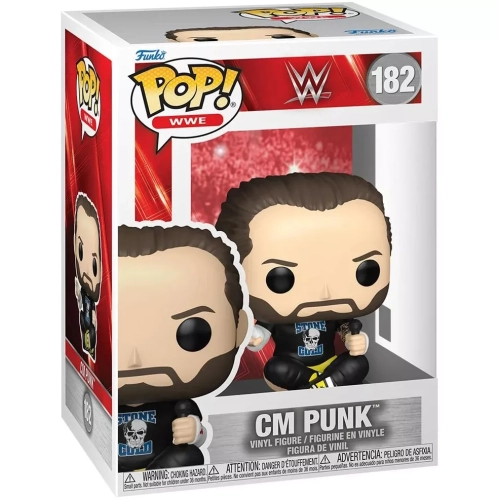 Funko Pop! CM Punk #182 WWE Wrestling Vinyl Figure Box