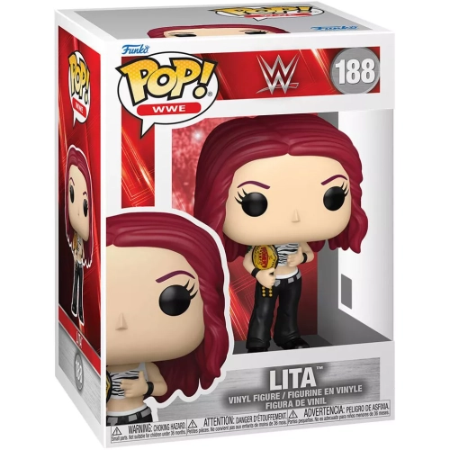 Funko Pop! Lita #188 WWE Wrestling Vinyl Figure Box