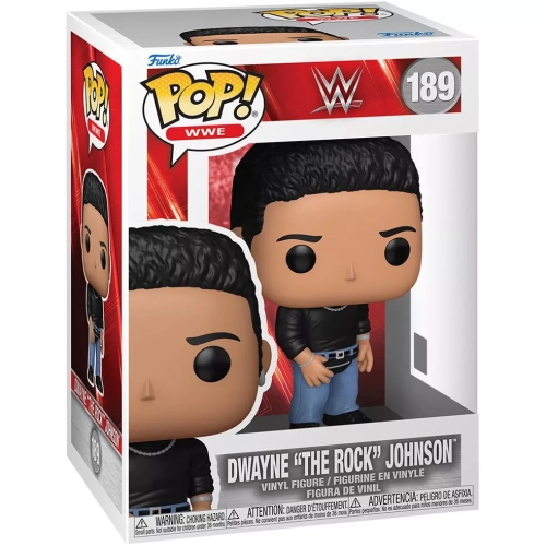 Funko Pop! Dwayne "The Rock" Johnson #189 WWE Wrestling Box