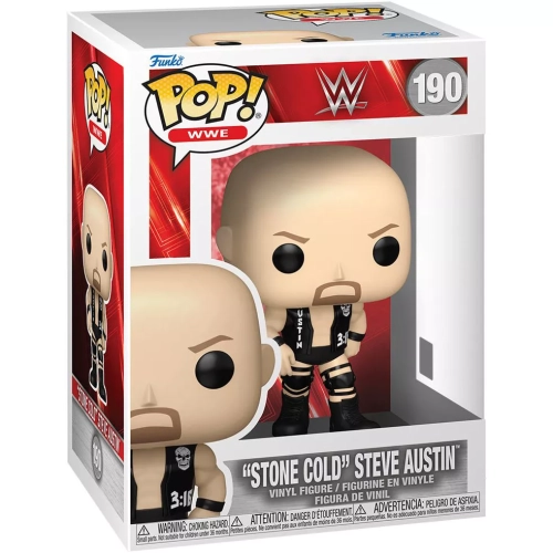 Funko Pop! "Stone Cold" Steve Austin #190 WWE Wrestling Box