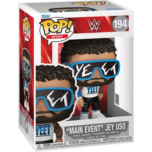 Funko Pop! "Main Event" Jet Uso #194 WWE Wrestling Box