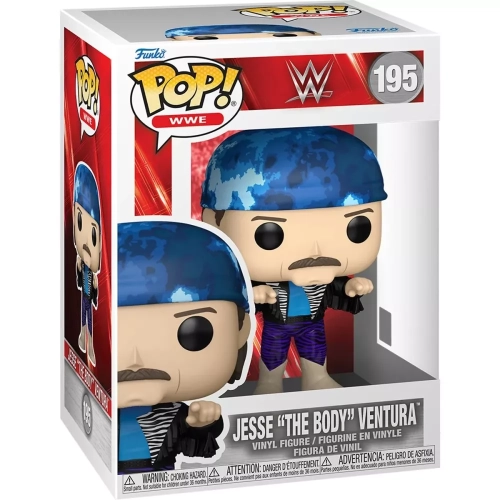 Funko Pop! Jesse "The Body" Ventura #195 WWE Wrestling Box