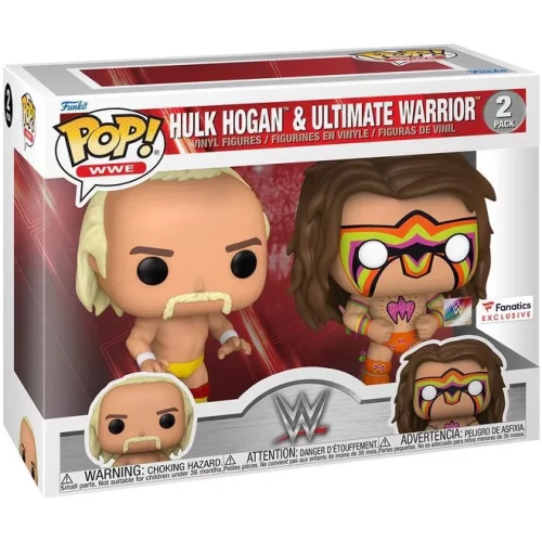 Funko Pop! Hulk Hogan 2 Pack WWE Wrestling Vinyl Figure Box