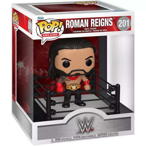 Funko Pop! Roman Reigns #201 in Ring WWE Wrestling Box
