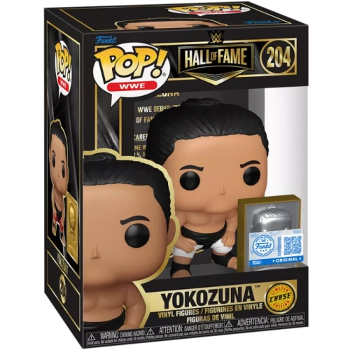Funko Pop! Yokozuna #204 Chase with Pin WWE Wrestling Hall of Fame Box
