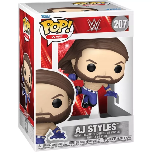 Funko Pop! AJ Styles #207 WWE Wrestling Vinyl Figure Box