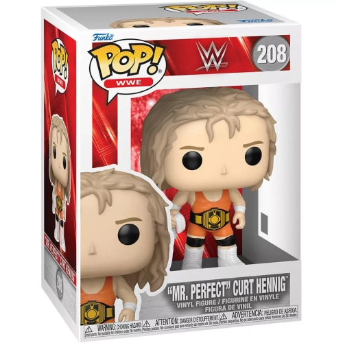 Funko Pop! "Mr. Perfect" Curt Henning #208 WWE Wrestling Box