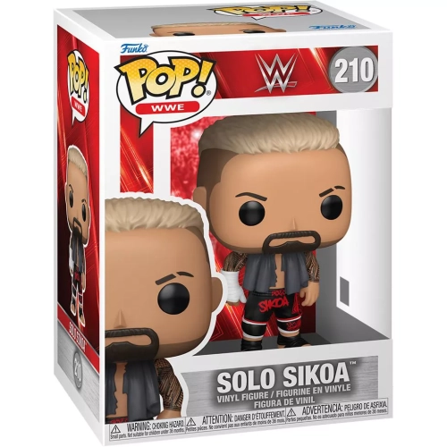 Funko Pop! Solo Sikoa #210 WWE Wrestling Vinyl Figure Box