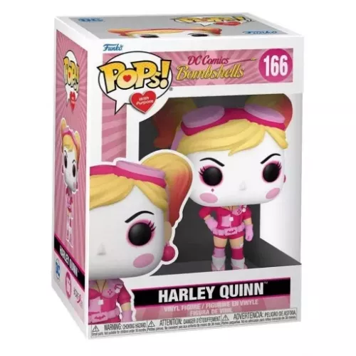 Funko Pop! Harley Quinn #166 With Purpose DC Comics Bombshells Box