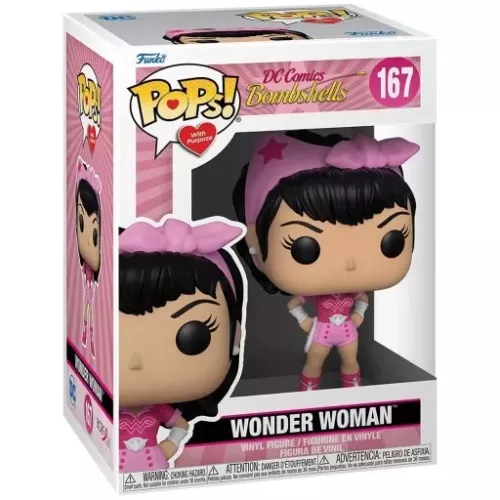 Funko Pop! Wonder Woman #167 With Purpose DC Comics Bombshells Box