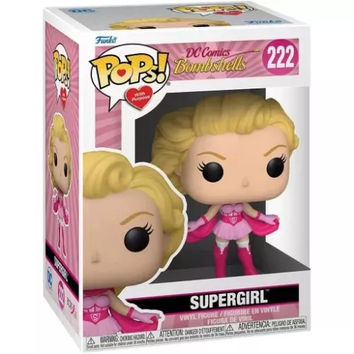 Funko Pop! Supergirl #222 With Purpose DC Comics Bombshells Box