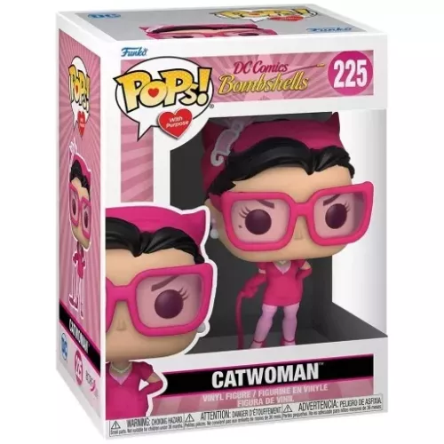 Funko Pop! Catwoman #225 With Purpose DC Comics Bombshells Box