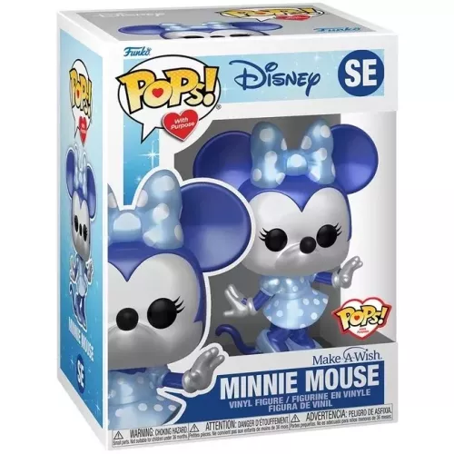 Funko Pop! Minnie Mouse SE Blue Metallic With Purpose Box
