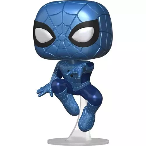 Funko Pop! Spider-Man SE Blue Metallic With Purpose