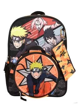 Naruto Shippuden Characters 5 Piece Backpack Set