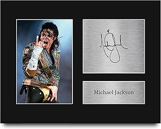 Michael Jackson Signed Autograph Picture