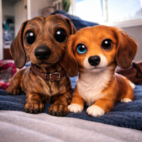 DuelinDachshunds